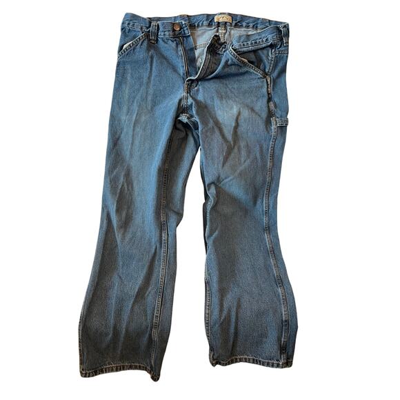 Blue Mountain Blue Straight Heavy Denim Jeans Mens 38x32 - Picture 1 of 4